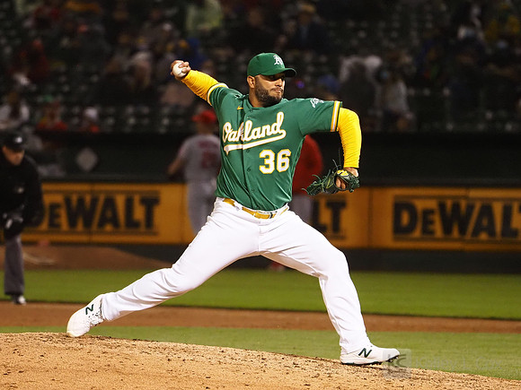 MLB: Los Angeles Angels at Oakland Athletics