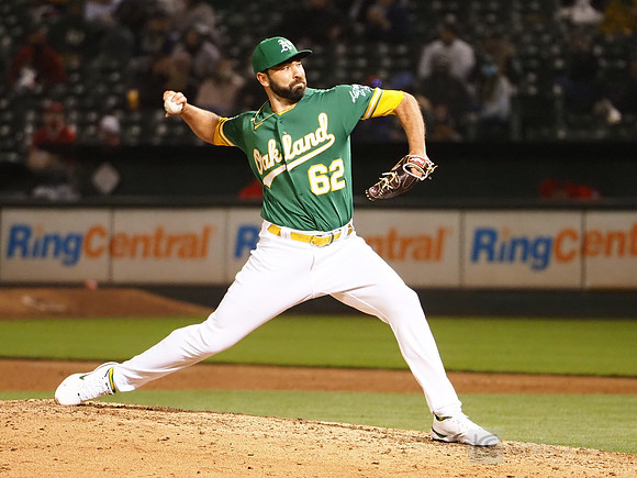 MLB: Los Angeles Angels at Oakland Athletics