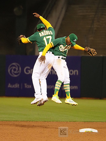MLB: Los Angeles Angels at Oakland Athletics