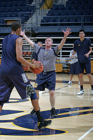 Cal Men's Basketball Practice