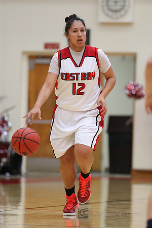 Cal State East Bay Pioneers guard Stephanie Lopez (12)