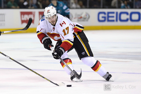 NHL: Calgary Flames at San Jose Sharks