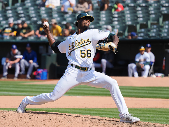 MLB: Texas Rangers at Oakland Athletics