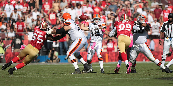 NFL: Browns at 49ers