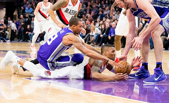 NBA: Portland Trail Blazers at Sacramento Kings