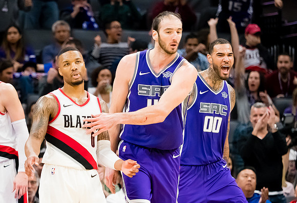 NBA: Portland Trail Blazers at Sacramento Kings