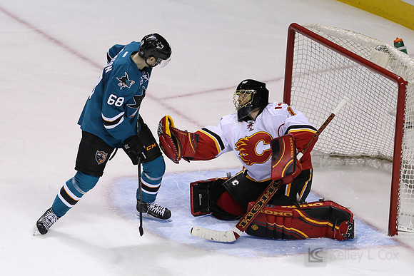NHL: Calgary Flames at San Jose Sharks