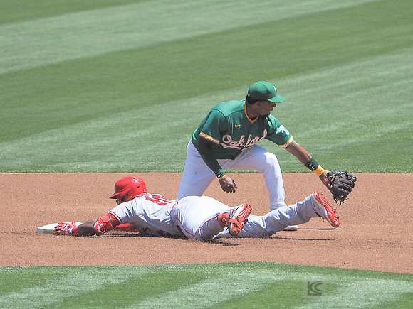 MLB: Los Angeles Angels at Oakland Athletics