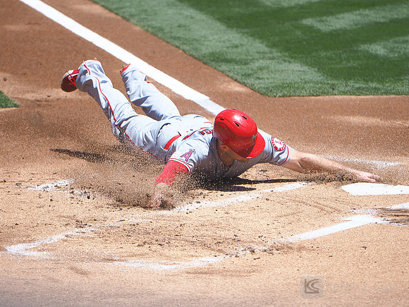 MLB: Los Angeles Angels at Oakland Athletics