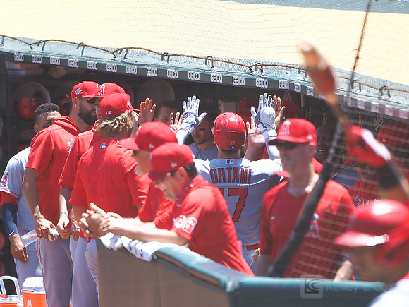 MLB: Los Angeles Angels at Oakland Athletics