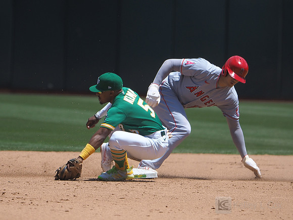 MLB: Los Angeles Angels at Oakland Athletics