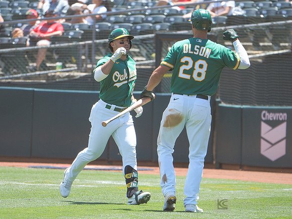 MLB: Los Angeles Angels at Oakland Athletics