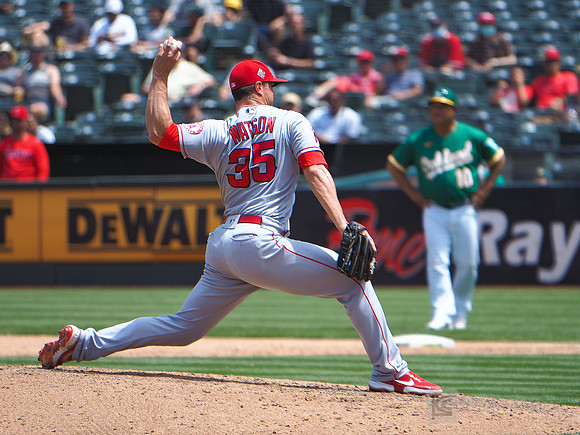 MLB: Los Angeles Angels at Oakland Athletics