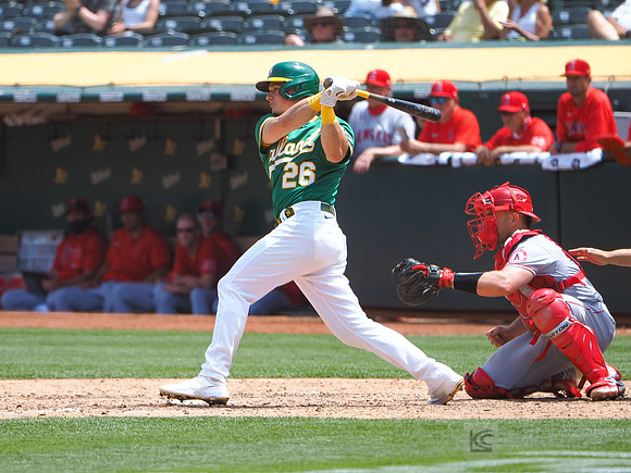 MLB: Los Angeles Angels at Oakland Athletics