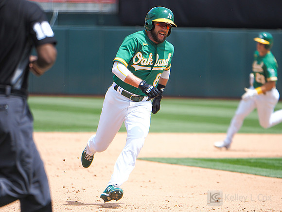 MLB: Los Angeles Angels at Oakland Athletics
