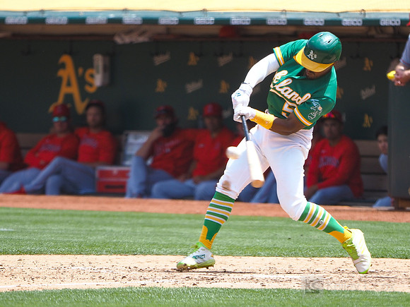 MLB: Los Angeles Angels at Oakland Athletics