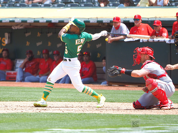 MLB: Los Angeles Angels at Oakland Athletics