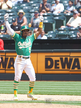 MLB: Los Angeles Angels at Oakland Athletics