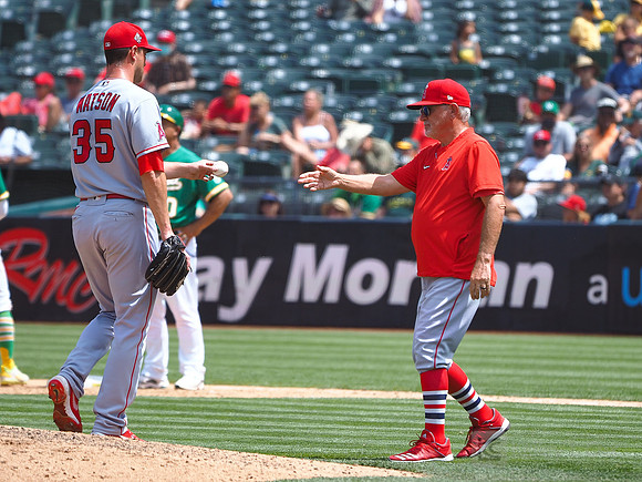 MLB: Los Angeles Angels at Oakland Athletics