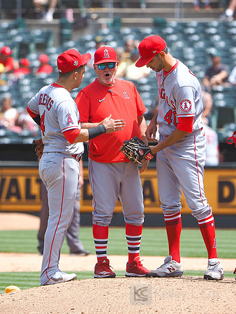 MLB: Los Angeles Angels at Oakland Athletics