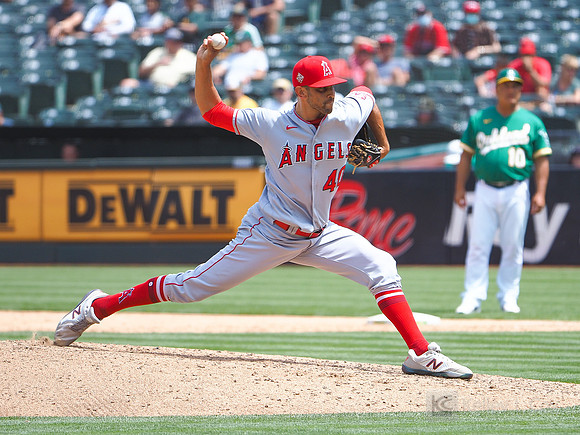 MLB: Los Angeles Angels at Oakland Athletics