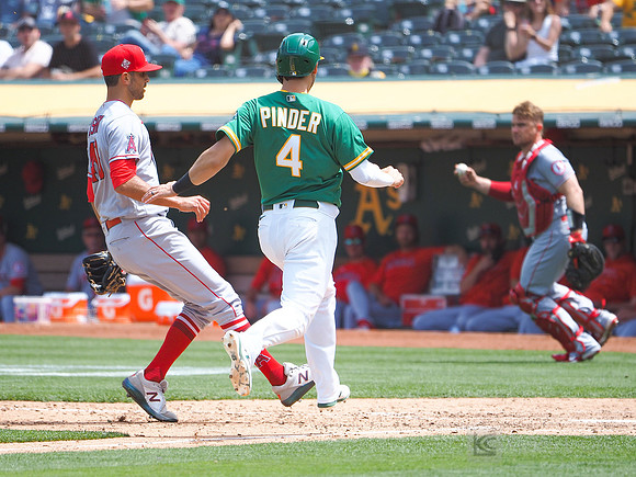 MLB: Los Angeles Angels at Oakland Athletics