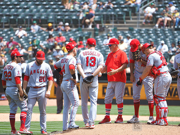 MLB: Los Angeles Angels at Oakland Athletics
