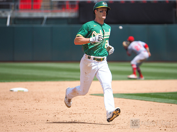 MLB: Los Angeles Angels at Oakland Athletics