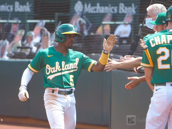 MLB: Los Angeles Angels at Oakland Athletics