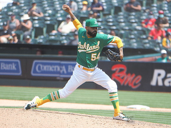 MLB: Los Angeles Angels at Oakland Athletics