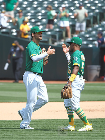 MLB: Los Angeles Angels at Oakland Athletics