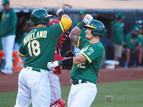 MLB: Los Angeles Angels at Oakland Athletics
