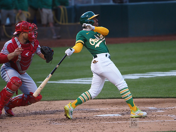 MLB: Los Angeles Angels at Oakland Athletics