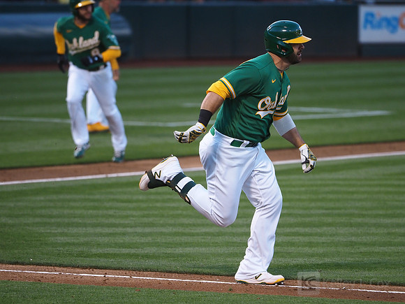 MLB: Los Angeles Angels at Oakland Athletics