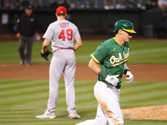 MLB: Los Angeles Angels at Oakland Athletics