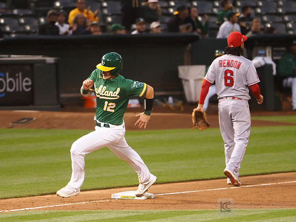 MLB: Los Angeles Angels at Oakland Athletics
