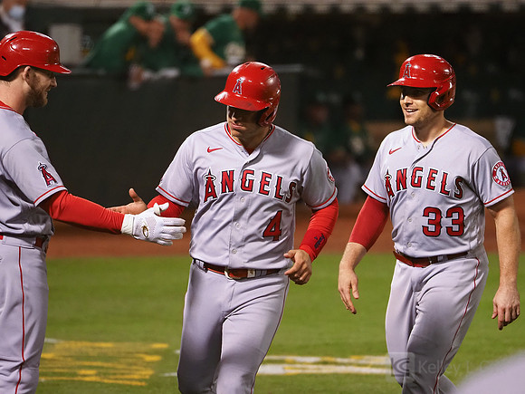 MLB: Los Angeles Angels at Oakland Athletics