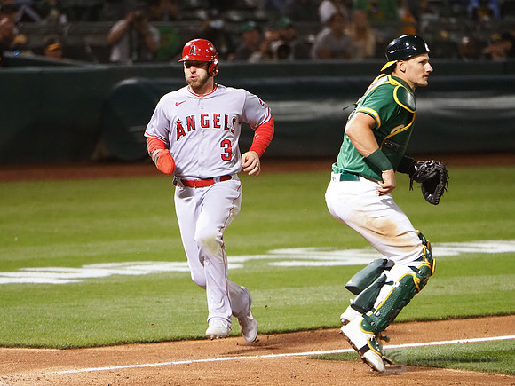 MLB: Los Angeles Angels at Oakland Athletics