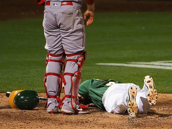 MLB: Los Angeles Angels at Oakland Athletics