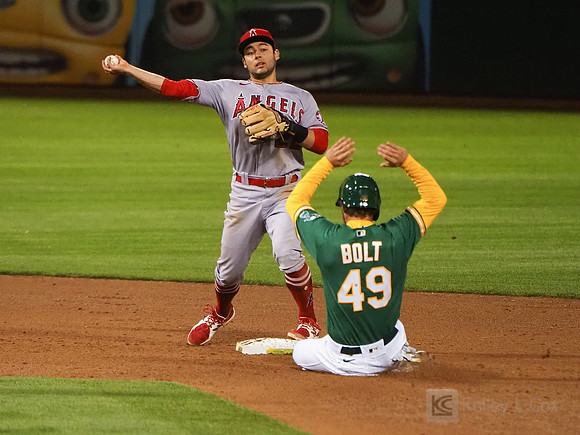 MLB: Los Angeles Angels at Oakland Athletics