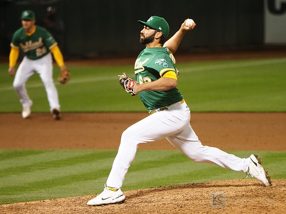 MLB: Los Angeles Angels at Oakland Athletics