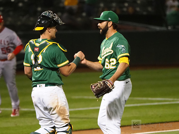 MLB: Los Angeles Angels at Oakland Athletics