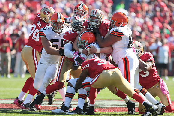 NFL: Browns at 49ers