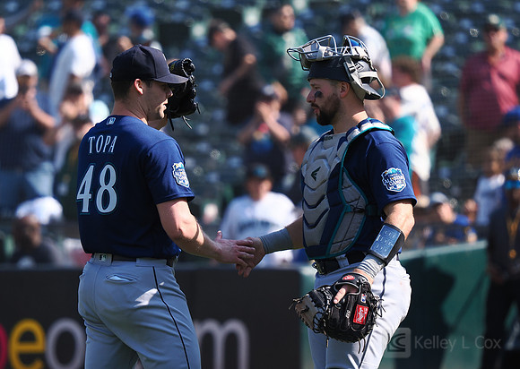 MLB: Seattle Mariners at Oakland Athletics