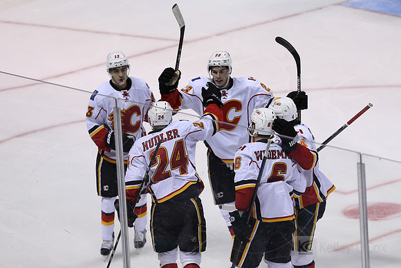 NHL: Calgary Flames at San Jose Sharks