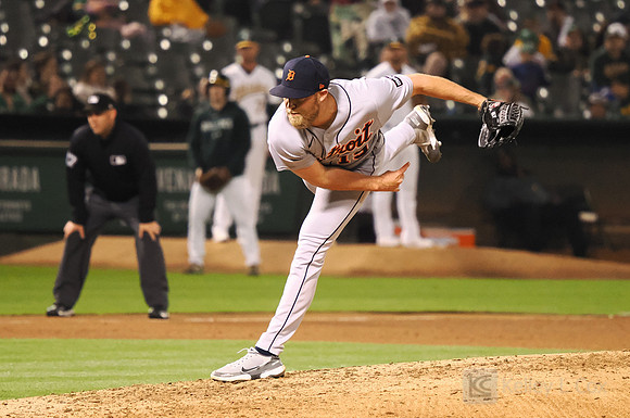 MLB: Detroit Tigers at Oakland Athletics