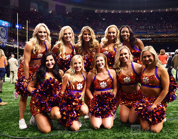 Clemson Tigers cheerleaders
