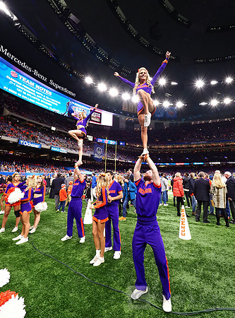 Clemson Tigers cheerleaders