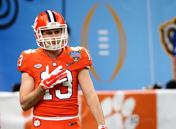 Clemson Tigers wide receiver Hunter Renfrow (13)