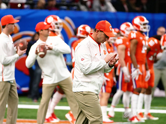 Clemson Tigers head coach Dabo Sweeney